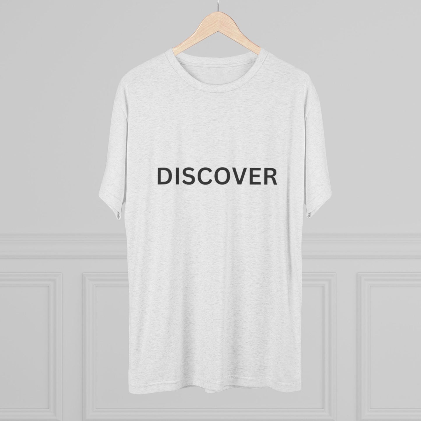 Discover Unisex Tri-Blend Crew Tee - Casual Adventure T-Shirt