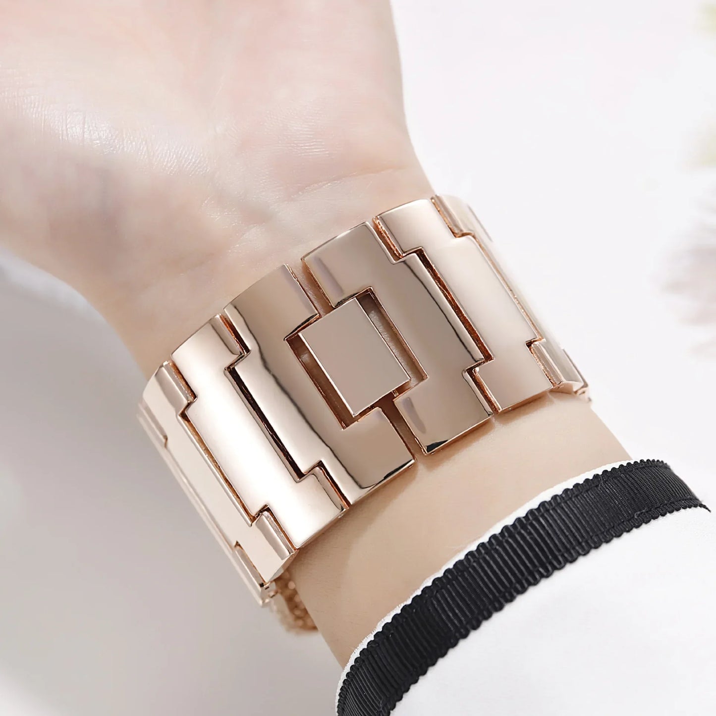 Square Chain Quartz Watch Women's Luxury Rhinestone Quartz Wristwatch Three Colors  Braceletes Stainless Steel Dial Female Clock