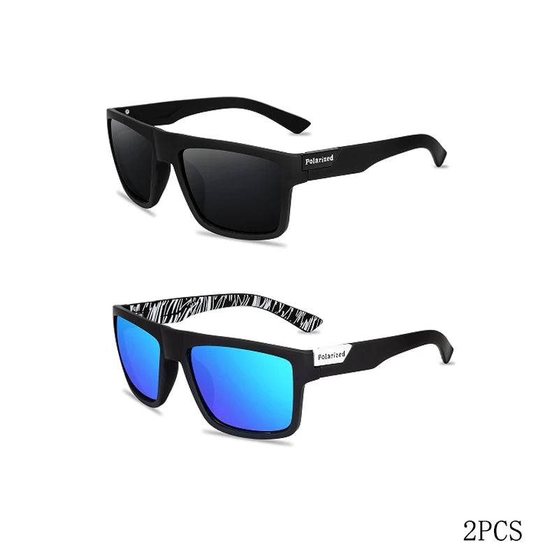 Luxury Polarized Sunglasses Fashion Square Male Sun Glasses Vintage Driving Fishing Eyeglasses Sport Shades UV