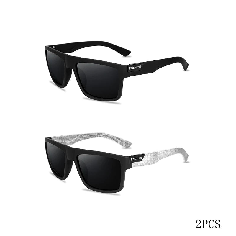 Luxury Polarized Sunglasses Fashion Square Male Sun Glasses Vintage Driving Fishing Eyeglasses Sport Shades UV