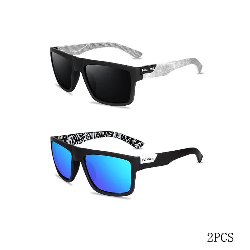 Luxury Polarized Sunglasses Fashion Square Male Sun Glasses Vintage Driving Fishing Eyeglasses Sport Shades UV