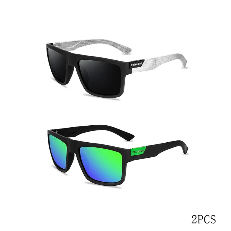 Luxury Polarized Sunglasses Fashion Square Male Sun Glasses Vintage Driving Fishing Eyeglasses Sport Shades UV
